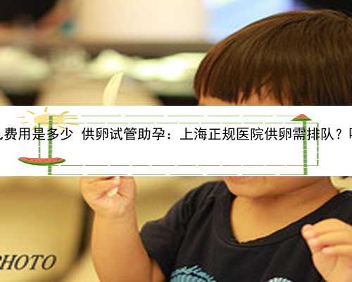青岛医院试管婴儿费用是多少 供卵试管助孕：上海正规医院供卵需排队？哪里